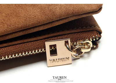Billetera Larga Coreana de Cuero Mate con Doble Compartimento y Múltiples Tarjetas para Mujer - Image 27