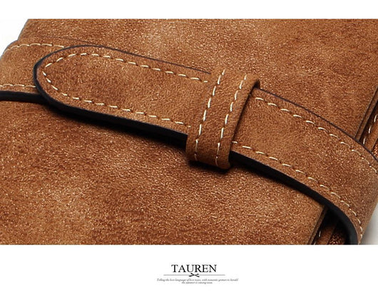 Billetera Larga Coreana de Cuero Mate con Doble Compartimento y Múltiples Tarjetas para Mujer - Image 28
