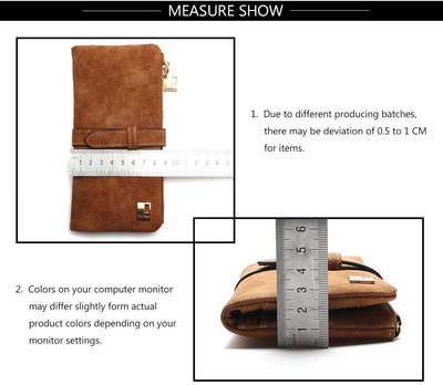 Billetera Larga Coreana de Cuero Mate con Doble Compartimento y Múltiples Tarjetas para Mujer - Image 30