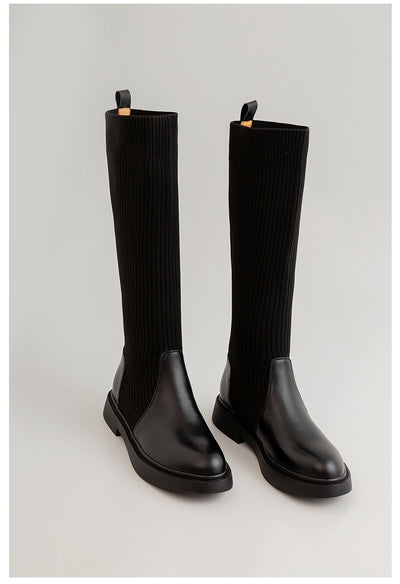 Botas de Punto Elástico para Mujer - Estilo Influencer Versátil - Image 22