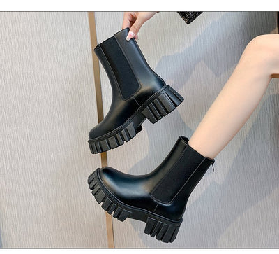Botas Martin con Cierre Trasero - Estilo Street Wear Moderno - Image 13