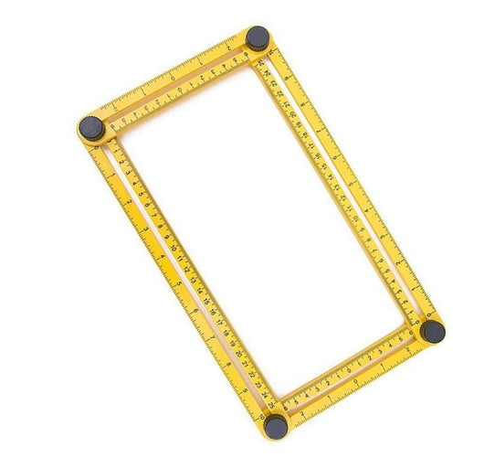 Regla Plegable Multifuncional 4 en 1 con Escala Métrica y Medidor de Ángulos - Image 9