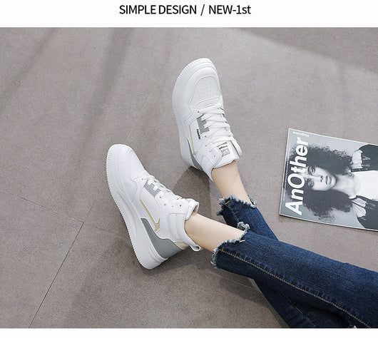 Zapatillas Altas para Mujer Modelo Delgado Transpirables y Versátiles - Image 9