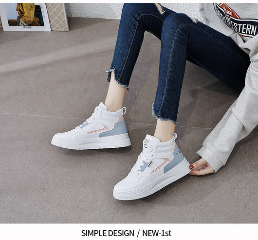 Zapatillas Altas para Mujer Modelo Delgado Transpirables y Versátiles - Image 14