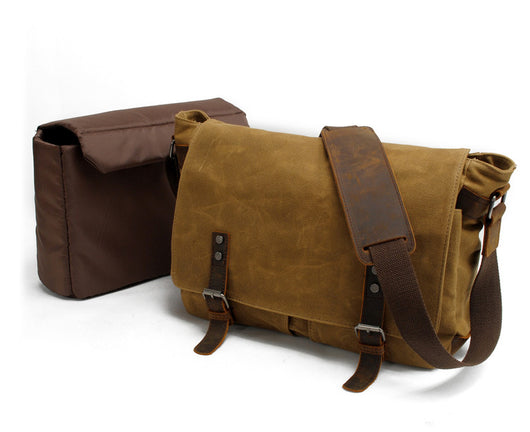 Bolsa de Lona para Hombre con Correa de Hombro - Image 12