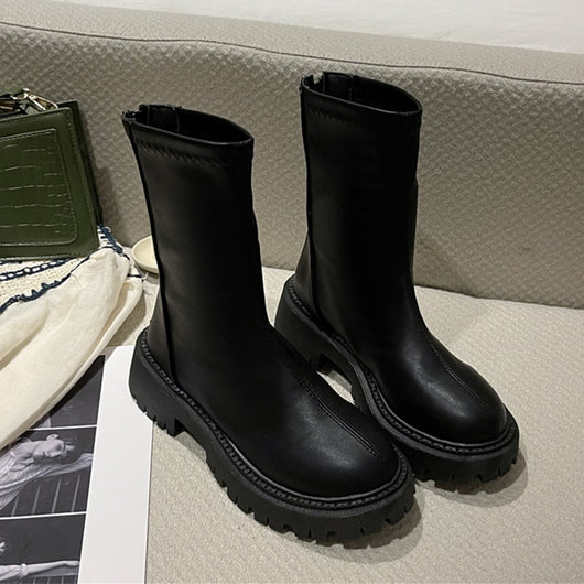 Botas Tipo Tubo con Suela Gruesa y Diseño Exclusivo - Image 14