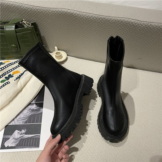 Botas Tipo Tubo con Suela Gruesa y Diseño Exclusivo - Image 15