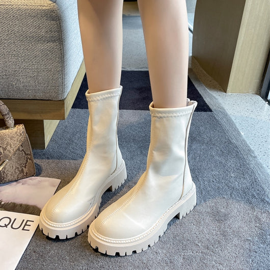 Botas Tipo Tubo con Suela Gruesa y Diseño Exclusivo - Image 18