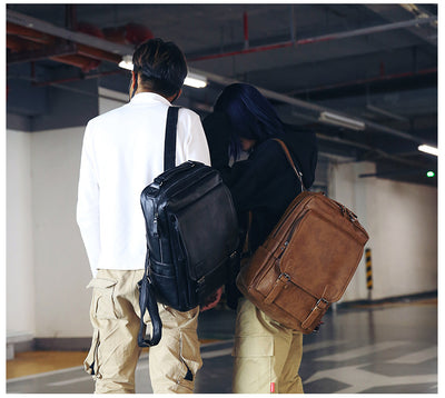 Mochila de Cuero PU Grande para Hombre - Image 20