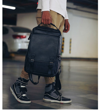 Mochila de Cuero PU Grande para Hombre - Image 25