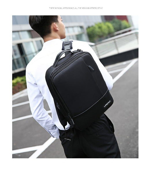 Mochila Ejecutiva con Carga USB para Hombre - Image 8