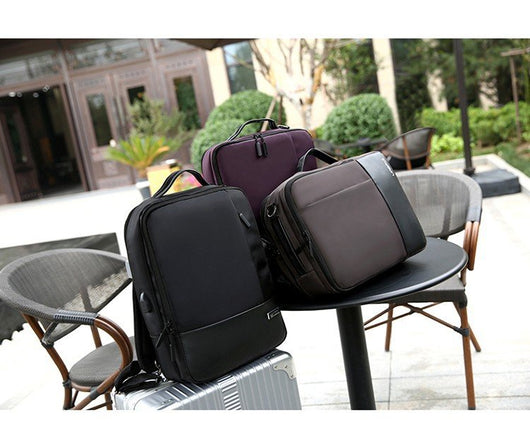 Mochila Ejecutiva con Carga USB para Hombre - Image 10