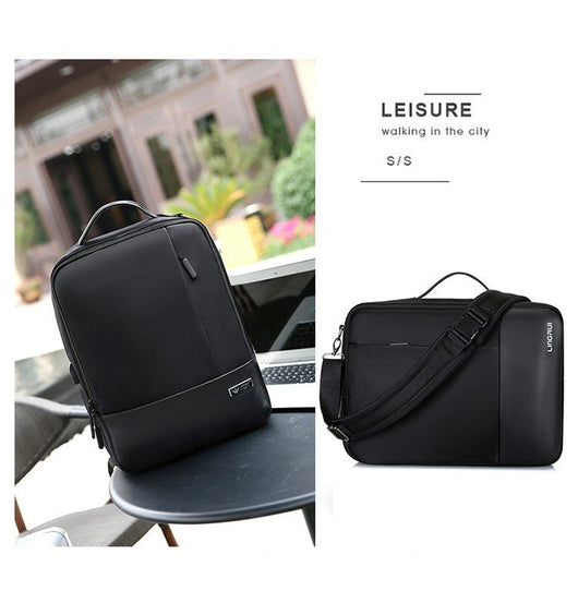 Mochila Ejecutiva con Carga USB para Hombre - Image 11