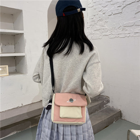 Bolsa de Lona Mini para Estudiante - Bandolera Casual Elegante - Image 8