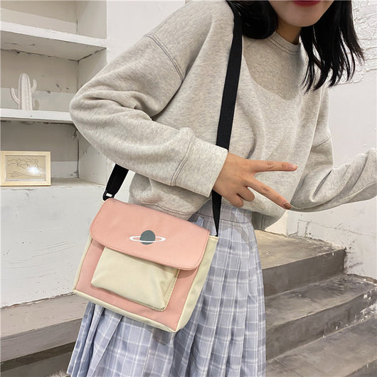 Bolsa de Lona Mini para Estudiante - Bandolera Casual Elegante - Image 9