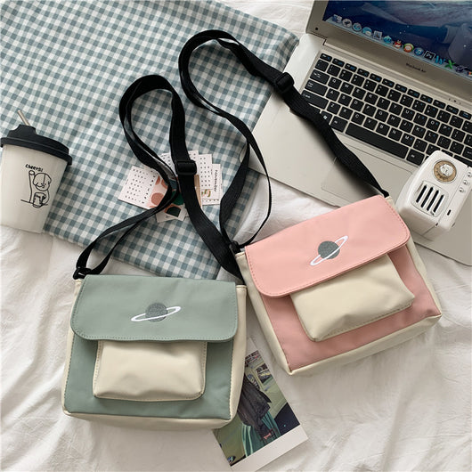 Bolsa de Lona Mini para Estudiante - Bandolera Casual Elegante - Image 14