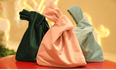 Bolso de Mano Seda Satinada con Nudo - Image 3