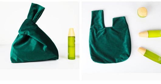 Bolso de Mano Seda Satinada con Nudo - Image 13