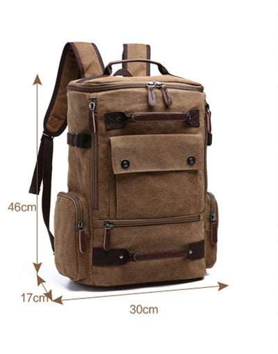 Mochila de Lona con Correa de Hombro - Estilo Casual - Image 5