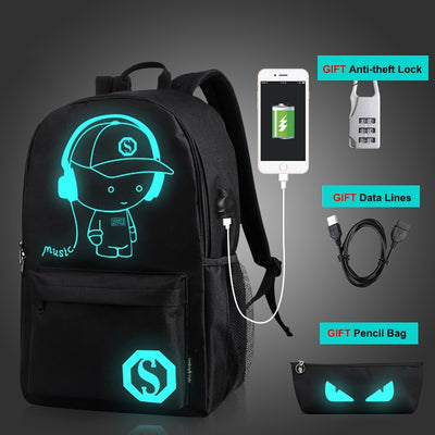 Mochila de Ocio Exterior con Carga USB y Luz Integrada - Image 9