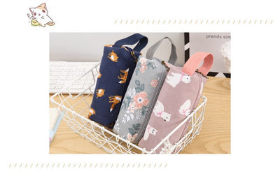 Estuche Portátil de Lona para Lápices y Accesorios - Image 5