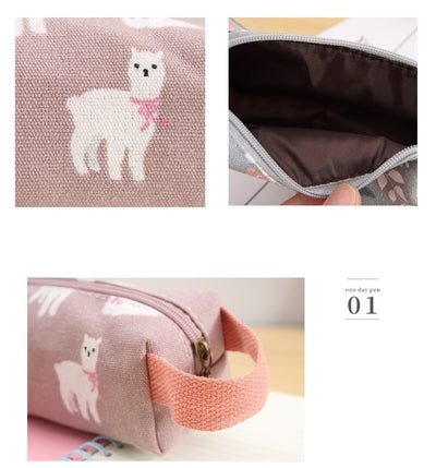 Estuche Portátil de Lona para Lápices y Accesorios - Image 8