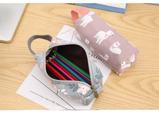 Estuche Portátil de Lona para Lápices y Accesorios - Image 13