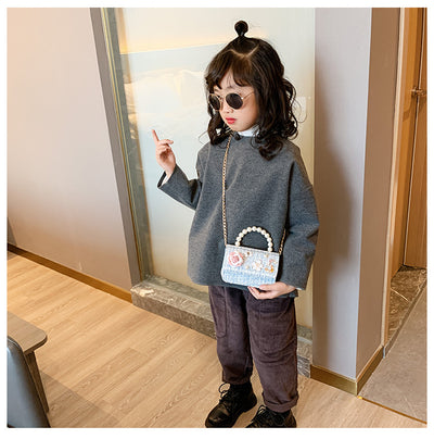 Bolso de Mano para Niña con Perlas - Image 8