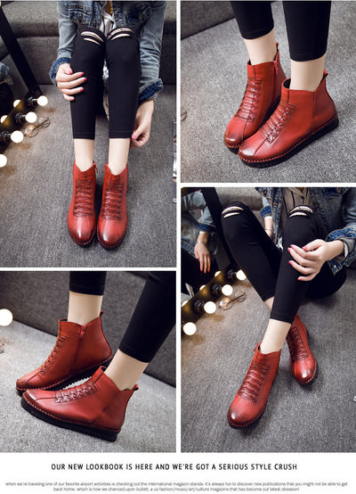 Botas de Cuero para Nieve - Image 10