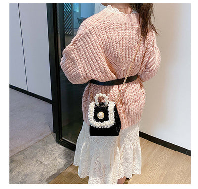 Bolso Crossbody Terciopelo Dorado Princesa - Image 7