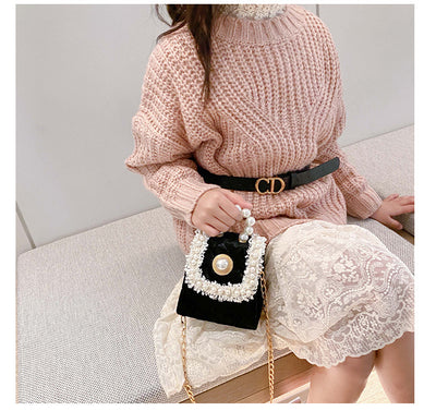 Bolso Crossbody Terciopelo Dorado Princesa - Image 11