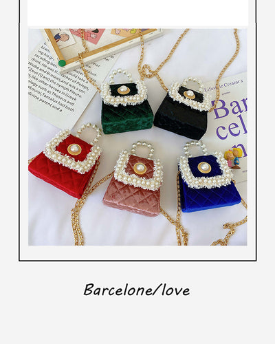 Bolso Crossbody Terciopelo Dorado Princesa - Image 21