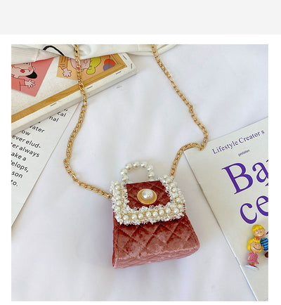 Bolso Crossbody Terciopelo Dorado Princesa - Image 22