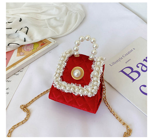 Bolso Crossbody Terciopelo Dorado Princesa - Image 33