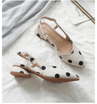 Sandalias Baotou con Tacón Grueso Estilo Hada - Punta Afilada y Hebilla Ajustable - Image 8