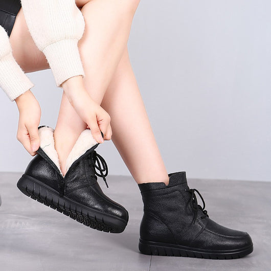 Botines de Cuero y Lana - Image 10