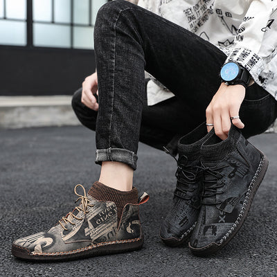 Botas Grandes Camuflaje para Hombre - Estilo Moderno y Versátil - Image 6