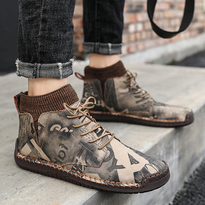 Botas Grandes Camuflaje para Hombre - Estilo Moderno y Versátil - Image 7
