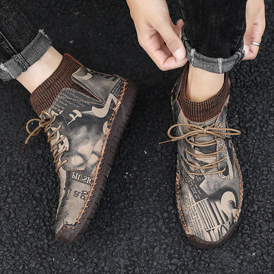 Botas Grandes Camuflaje para Hombre - Estilo Moderno y Versátil - Image 8