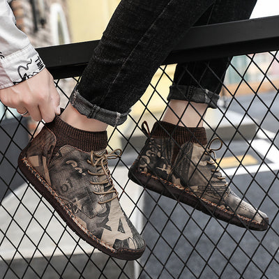 Botas Grandes Camuflaje para Hombre - Estilo Moderno y Versátil - Image 9
