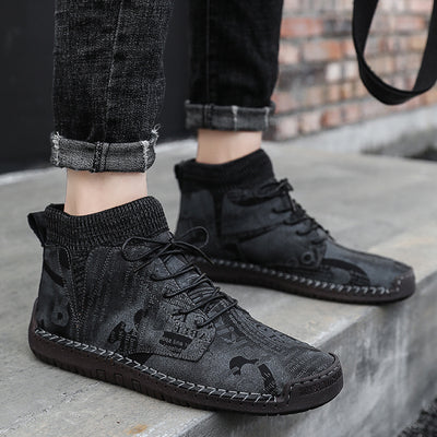 Botas Grandes Camuflaje para Hombre - Estilo Moderno y Versátil - Image 10