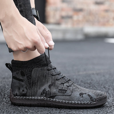 Botas Grandes Camuflaje para Hombre - Estilo Moderno y Versátil - Image 11