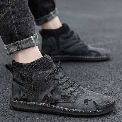 Botas Grandes Camuflaje para Hombre - Estilo Moderno y Versátil - Image 12