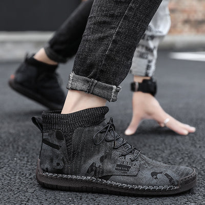 Botas Grandes Camuflaje para Hombre - Estilo Moderno y Versátil - Image 13