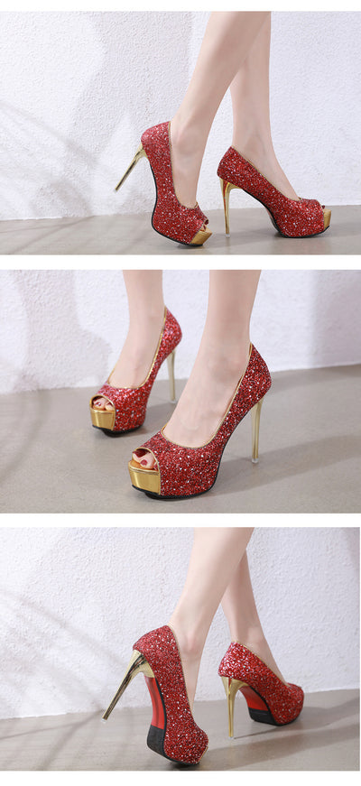 Zapatos de Tacón Stiletto Alto con Lentejuelas - Diseño Elegante para Mujer - Image 10