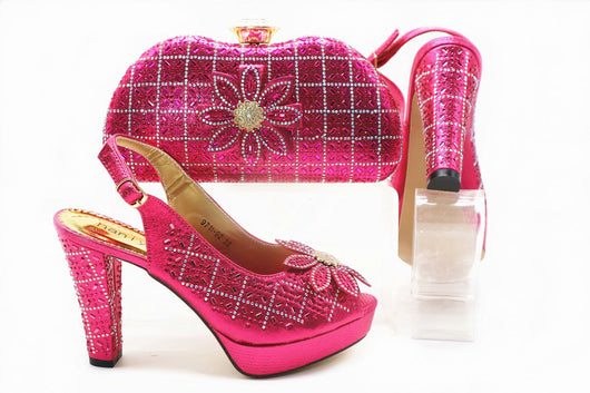 Zapatos Peep Toe Tacón Alto con Bolsa Coordinada - Colección Verano - Image 8
