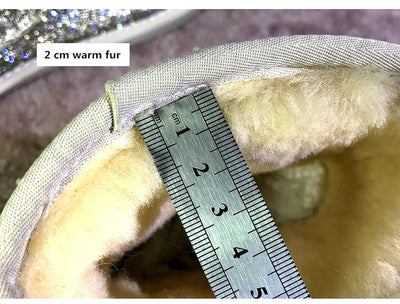 Botas Cortas para Mujer con Brillantes y Forro Térmico - Image 15
