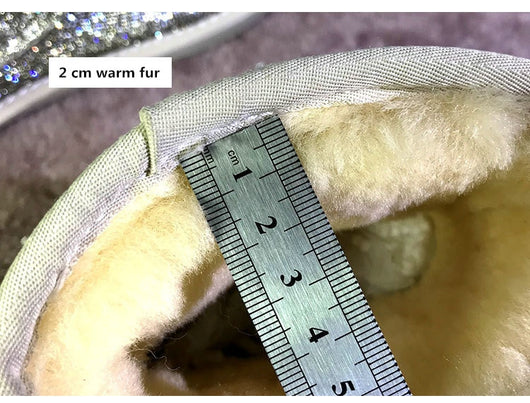 Botas Cortas para Mujer con Brillantes y Forro Térmico - Image 15
