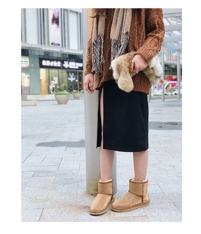 Botas Cortas para Mujer con Brillantes y Forro Térmico - Image 28