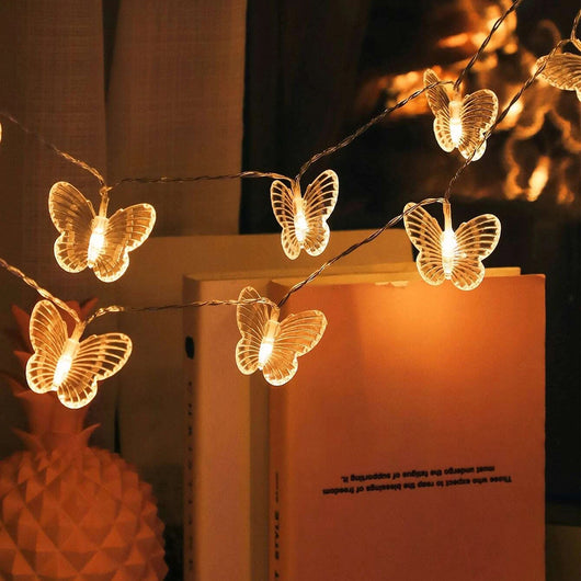 Guirnalda de Luces Navideñas con Mariposas - 3 Metros 20 LED - Image 9